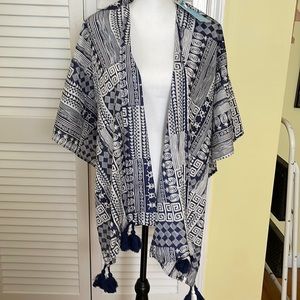 NWT Beach Cover Up Kimono